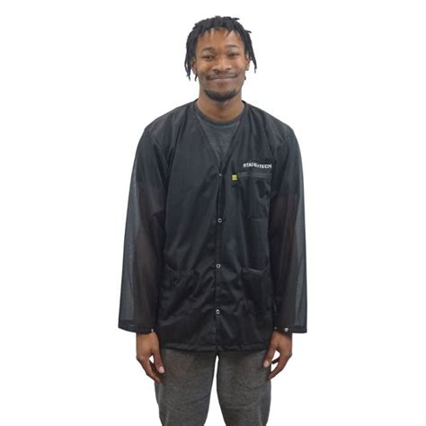 StaticTech EcoShield Plus ESD Jacket with 3 Pockets