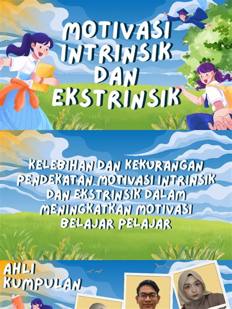 motivasi intrinsik  ekstrinsik  belajar