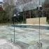 Top Mounted Frameless Aluminium Mm Toughened Laminated Glass