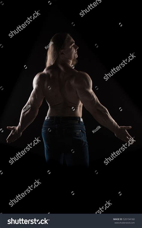 Naked Torso Male Bodybuilder Athlete Long Foto De Stock Editar Ahora