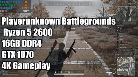 Playerunknown Battlegrounds Ryzen Gb Ddr Gtx K Gameplay