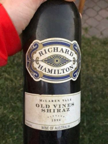 Richard Hamilton Reserve Old Vine Shiraz Vivino Us