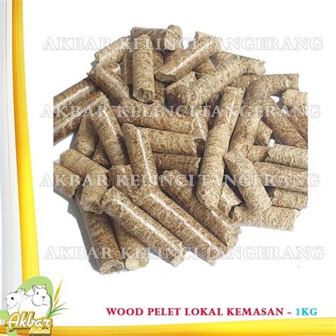 Jual Wood Pelet 1 Kg Wood Pellet Litter Pelet Kayu Serbuk Kayu