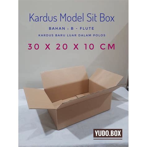 jual kardus box karton packing ukuran      cm st shopee