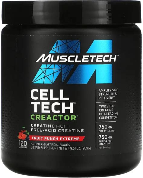 Креатин Muscletech Cell Tech Creactor 235 г (4384304360) - купить ...