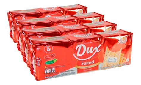 Biscoito Dux Salted Original 300g Importado 4 Unidades Mercado Via Saúde