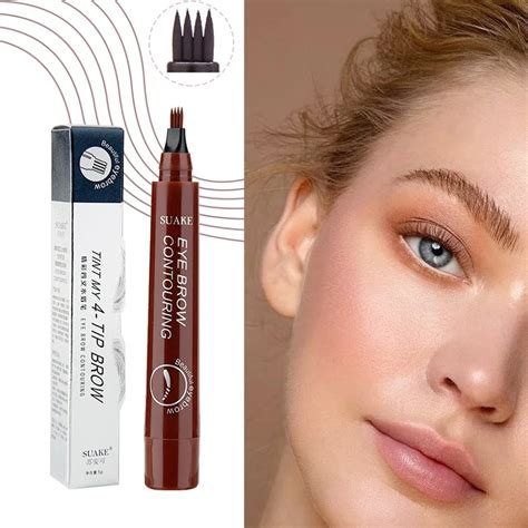 Stylo Sourcils D Microblading Brun Naturel Pointe Fourchette