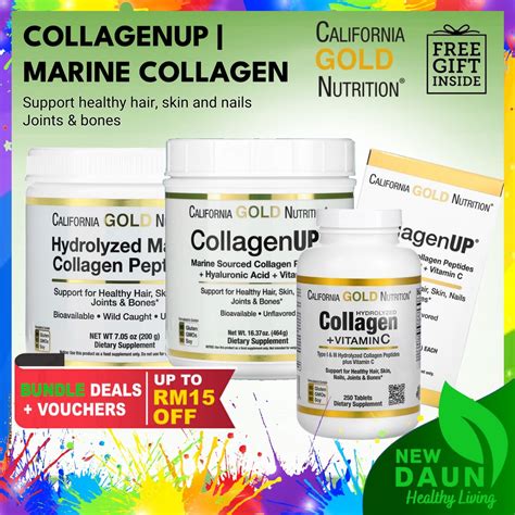 [Original USA] California Gold Nutrition Collagen CollagenUP Hydrolyzed ...