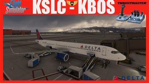 MSFS LIVE Latin VFR A321Neo Delta Airlines OPS KSLC KBOS