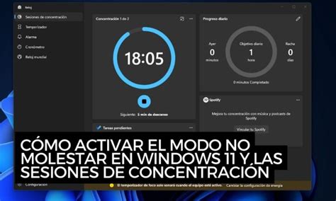 C Mo Activar El Modo No Molestar En Windows Y Las Sesiones De