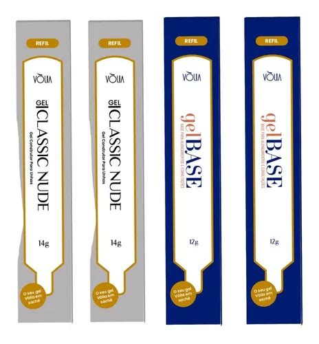 Kit Refil Sach V Lia Classic Nude Capa Base Frete Gr Tis