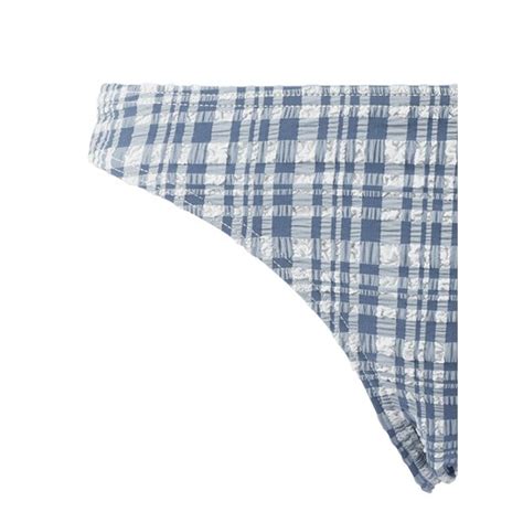 Figi bikini z bawełny seersucker model Eli Becksöndergaard Peek Cloppenburg