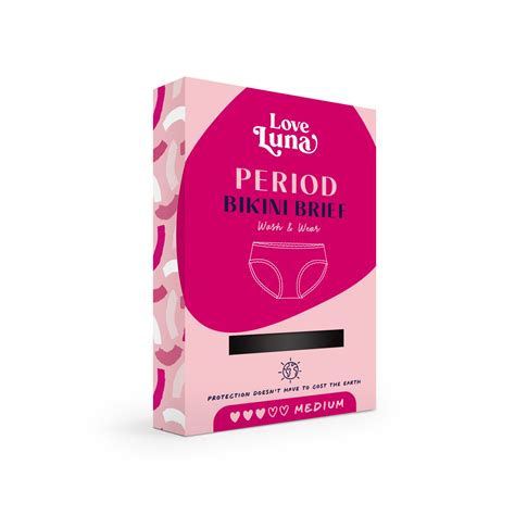 Menstruační kalhotky Love Luna Bikini LOVE002