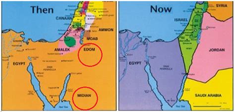 Biblical Edom Map