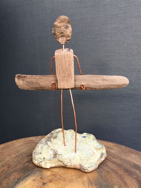 Driftwood Surf Dude By Feenstra Design Driftwood Crafts Driftwood