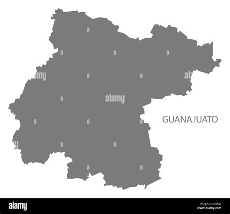 Vector Mapa De Guanajuato Imágenes De Stock En Blanco Y Negro Alamy