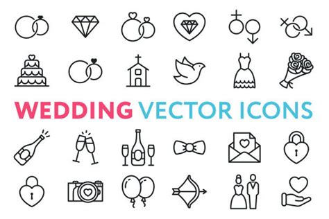wedding symbols stock  pictures royalty  images