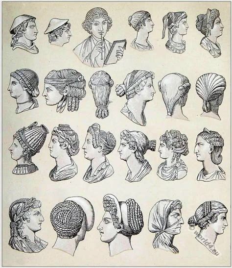 Ancient roman hairstyles of woman and men. | Costume History