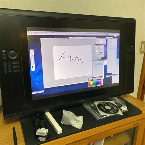 42割引ブラック系クリスマスツリー特価 WACOM Cintiq 24HD DTK 2400 純正ペン付ワコム その他 PC タブレット