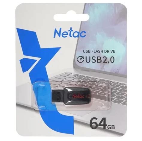 Купить флеш накопители NETAC 64 Gb U197 NT03U197N-064G-20BK USB2.0 ...