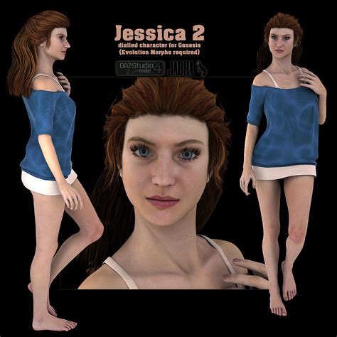 Jessica 2 for Genesis - DAZ Studio - ShareCG