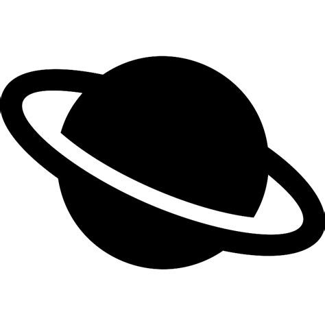 Saturn With His Ring Vector Svg Icon Svg Repo