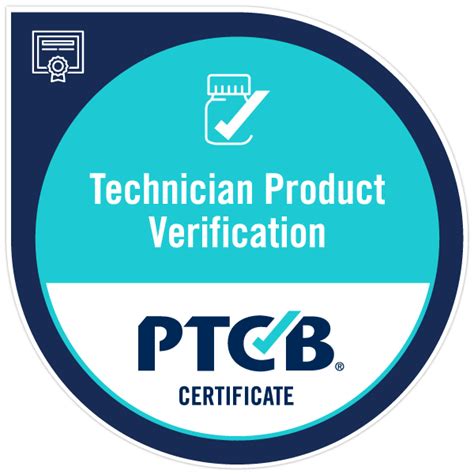 Technician Product Verification Certificate | PTCB