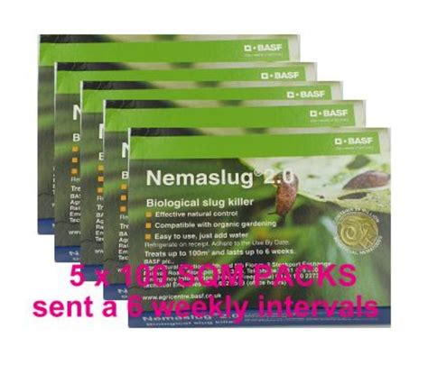 Nemaslug 5 Pack 100 sqm Planned Programme - Green Gardener