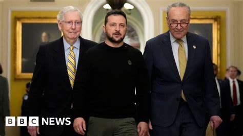 Zelensky pleads for more aid amid standoff in US Congress - BBC News
