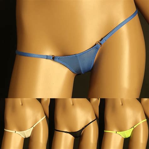 Jtfy Womens Sexy Thong Mini G String Underwear Panties Ice Silk Lingerie Panty Briefs Shopee