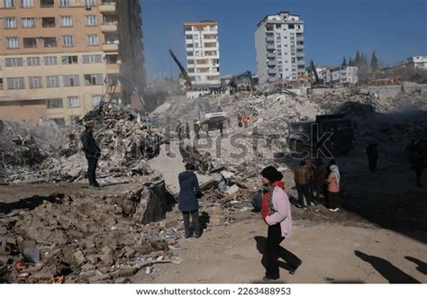 Turkey Syria Earthquake 2023 Devastating Magnitude Stock Photo 2263488953 | Shutterstock