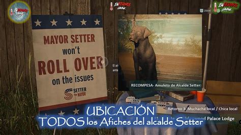 Ubicación de todos los Afiches del alcalde Setter SORPRESA Alan