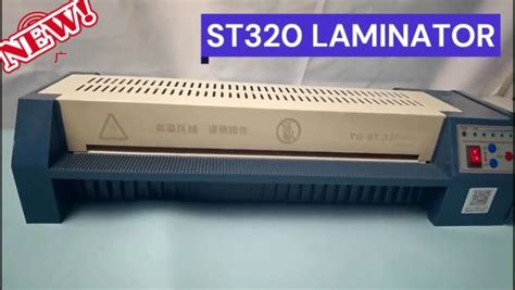 Laminating Machine St320 A3 A4 Size Hot And Cold Laminator With Reverse