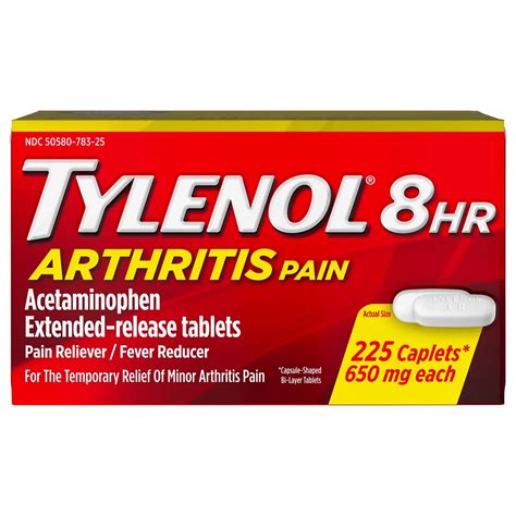 Tylenol 8 HR Arthritis Pain Extended Release Caplets - 650 Mg - Shop Pain relievers at H-E-B