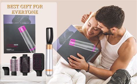 Amazon MAXIDEFT In Ionic Hot Air Brush For Women Detachable Hair Straightener