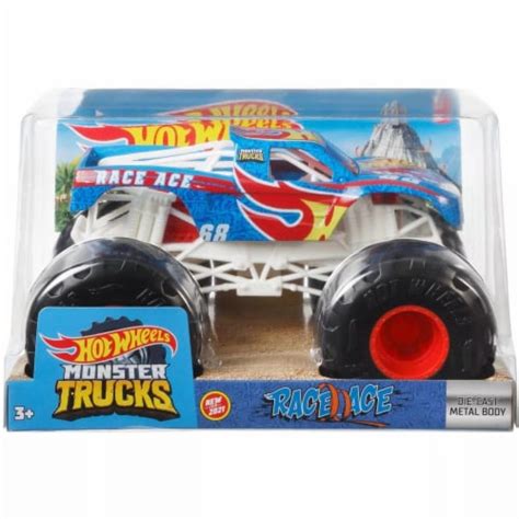 Mattel Hot Wheels Monster Trucks Race Ace Vehicle Ct Ralphs