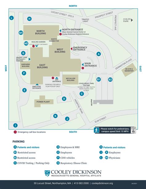 Cooley Dickinson Hospital Map (2024-2009) - All Maps