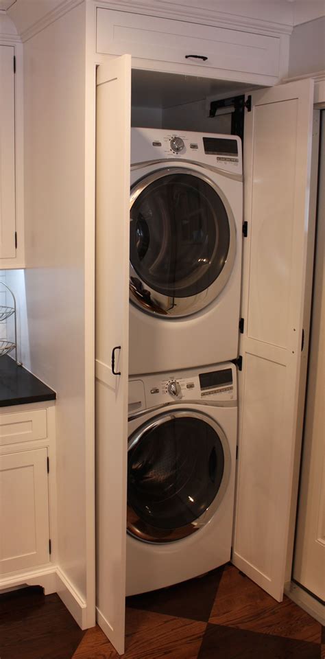 Custom cabinet for washer and dryer | Washer dryer laundry room