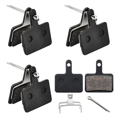 Buzifu Bike Brake Pads Compatible With Trp Tektro Shimano Deore Black