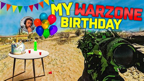 My Warzone 2 Birthday Party Youtube