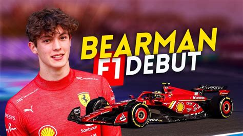 OLLIE BEARMANS Ferrari F1 Debut YouTube