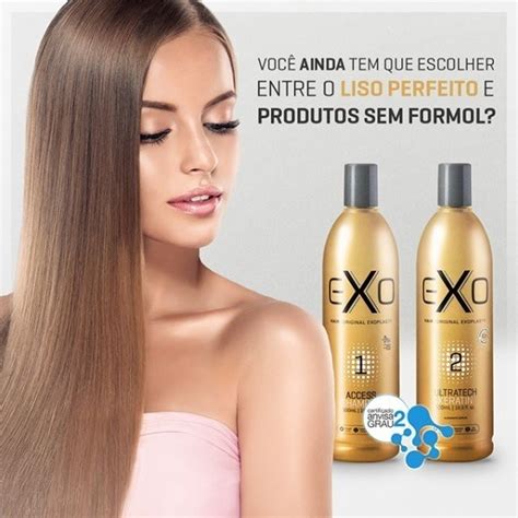 Kit Alisamento Capilar Exo Hair Exoplastia X Litro Parcelamento