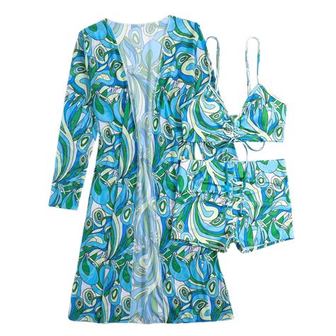 Women S Swimwear Tankini Set Beach Vacation Cover Up Outfit Bikini Top With Matching Bottoms And