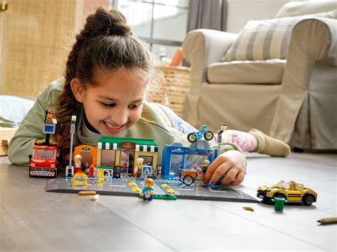 LEGO® City 60306 Einkaufsstraße mit Geschäften mit Bildern | lifesteyl