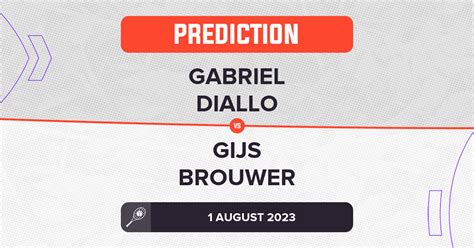 Gabriel Diallo Vs Gijs Brouwer Prediction ATP Los Cabos 2023