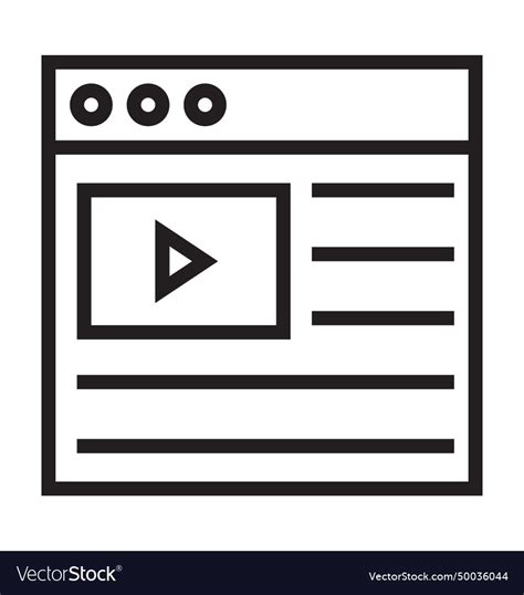 Media player icon Royalty Free Vector Image - VectorStock