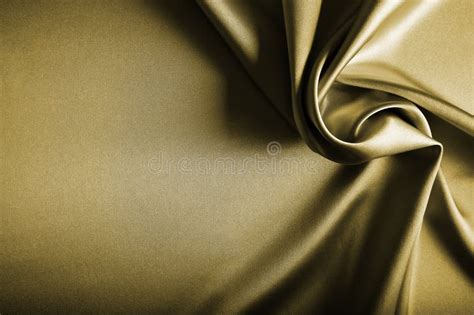 Gold Satin Stock Image Image Of Wavy Design Fabric