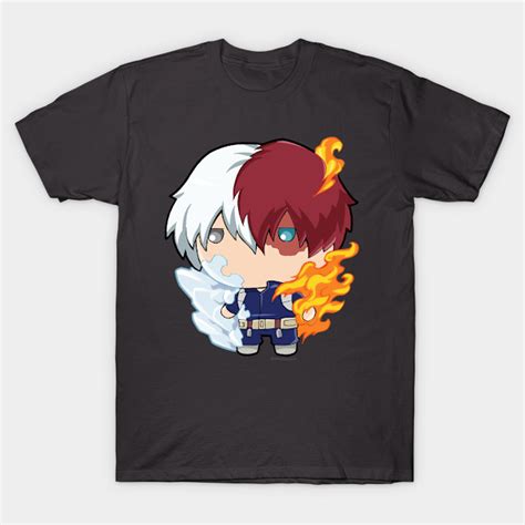 Lil Half Cold Half Hot Hero Shoto Todoroki T Shirt Teepublic