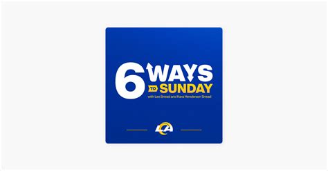 ‎6 Ways To Sunday On Apple Podcasts