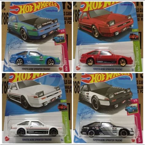 Hot Wheels TOYOTA AE SPRINTER TRUENO Shopee Malaysia